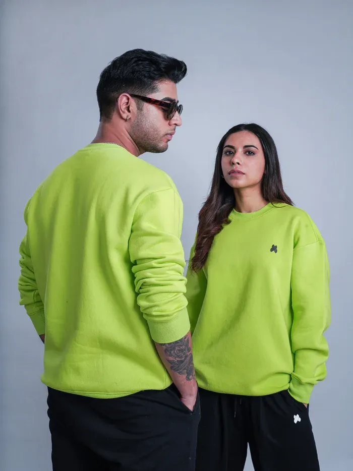 Lime Oversized Sweatshirt