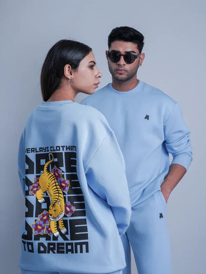 Oversized Blue Sweatshirt