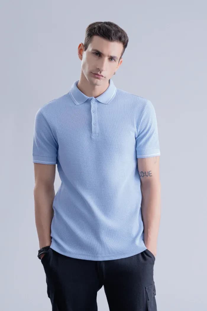 Off-Grid Polo T-shirt - Blue